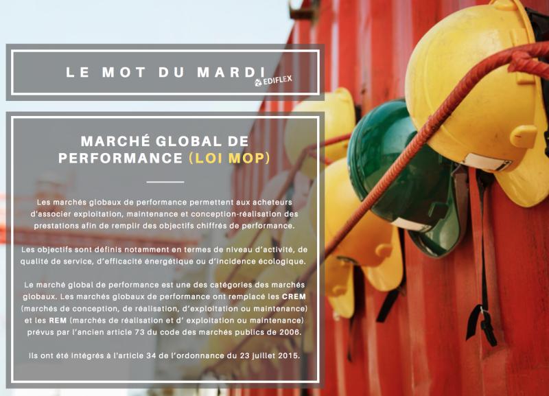Le marché global de performance (Loi MOP)