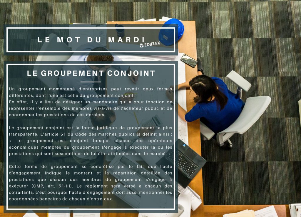 Le groupement conjoint